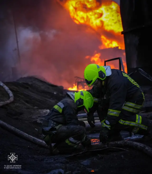 Ликвидация последствий удара в Одесской области
