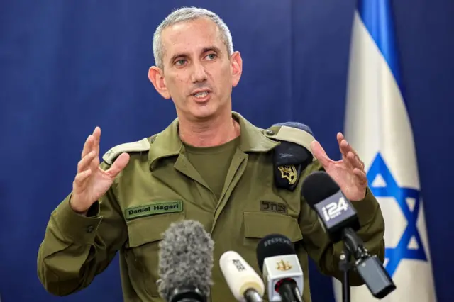 Israeli army spokesman Daniel Hagari