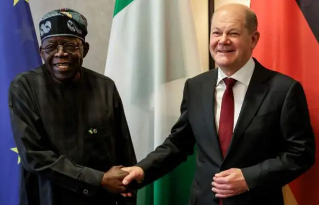 Bola Tinubu da Olaf Sholz