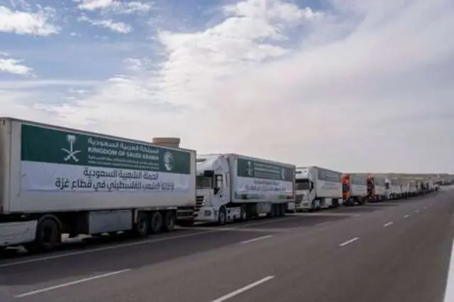 Aid trucks