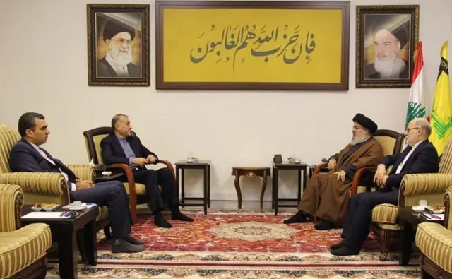 وزیر خاجه و دبیرکل حزب الله