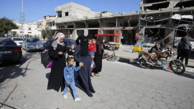 ख़ान यूनिस के विस्थापित फ़लस्तीनी