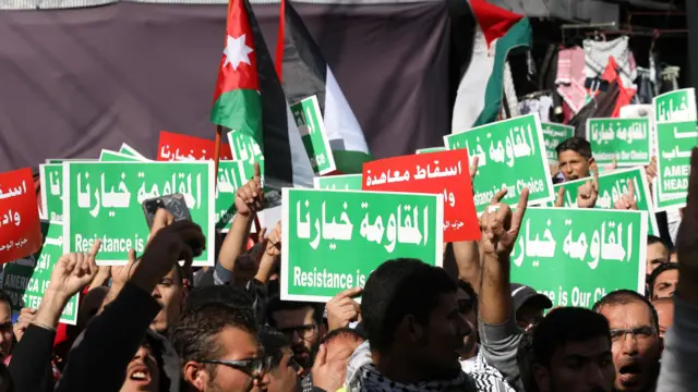 مظاهرة في عمّان