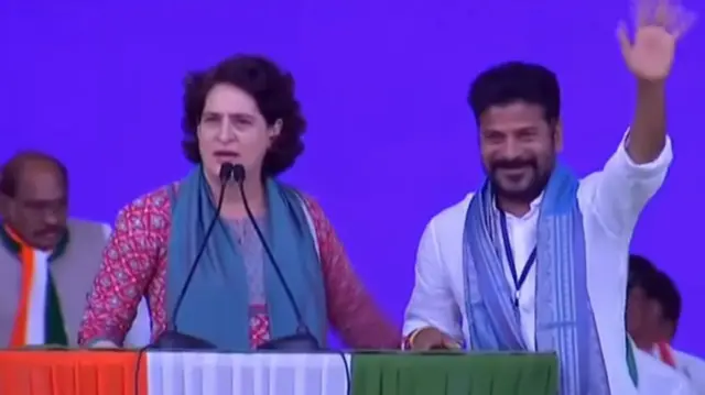 ప్రియాంకా గాంధీ, రేవంత్ రెడ్డి