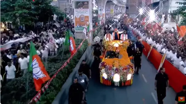 బీజేపీ రోడ్ షో