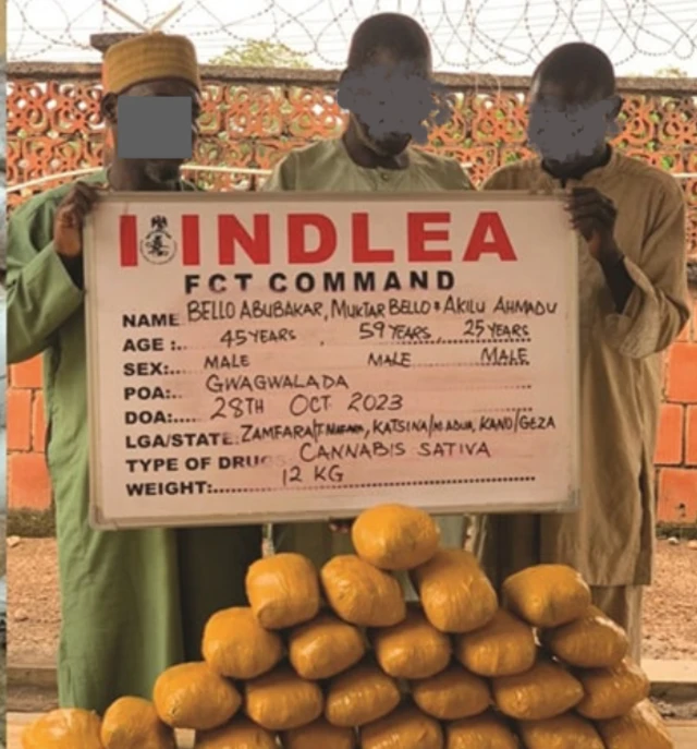 Ndị ụlọọrụ NDLEA amachiela ụmụnwoke atọ kpuruisi so ebu ọgwụike