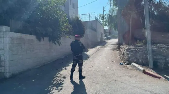 फ़लस्तीनी सुरक्षाकर्मी