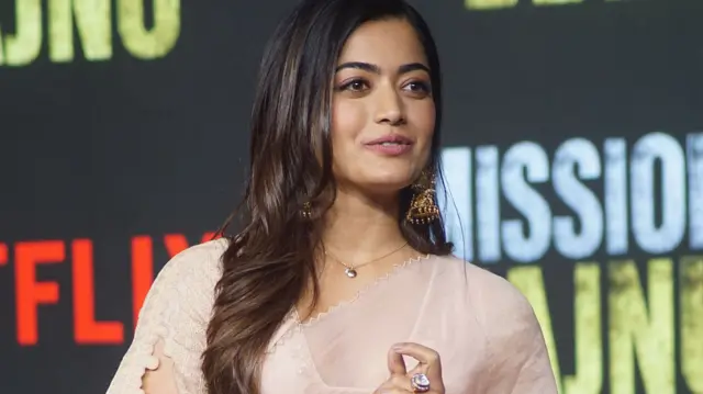 भारतीय अभिनेत्री रश्मिका मंदाना