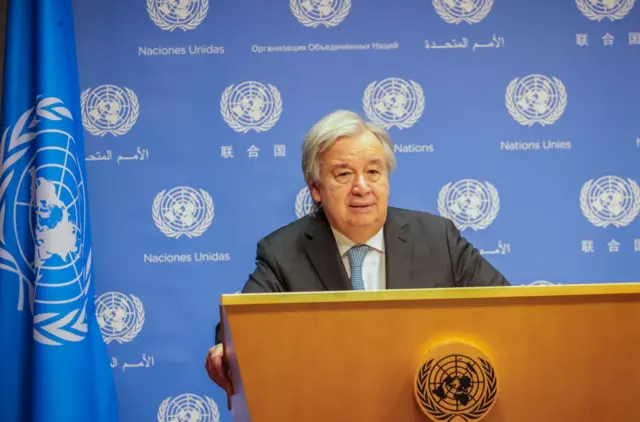 BM Genel Sekreteri Guterres