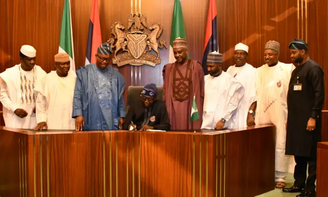 Tinubu da muƙarraban gwamnatinsa