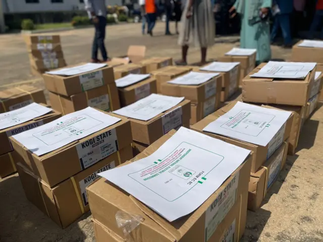 Aworan nnkan elo fun eto idibo ipinlẹ Kogi