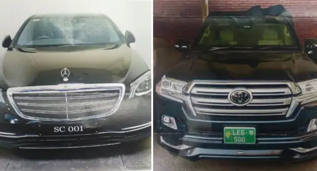 چیف جسٹس کو دی گئی گاڑیاں نیلام کرنے کے لیے رجسٹرار کا سیکریٹری کابینہ کو خط