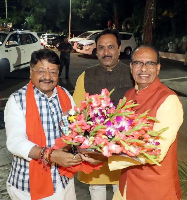 कैलाश विजय वर्गीय और सीएम चौहान
