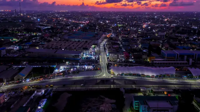 Lagos aerial view