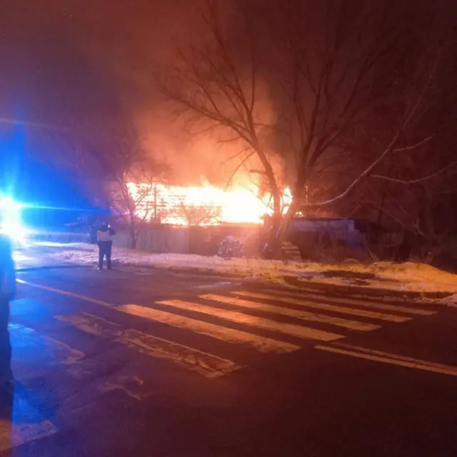 пожар в Киеве