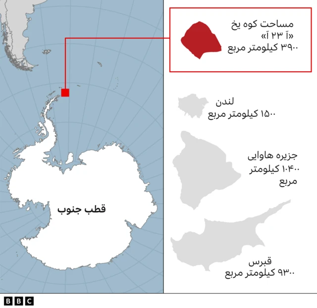 کوه یخ آ ۲۳ آ