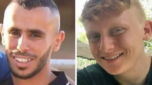 سامر طلالقة ويوثام حاييم اللذان أعلن الجيش الإسرائيلي عن مقتلهما