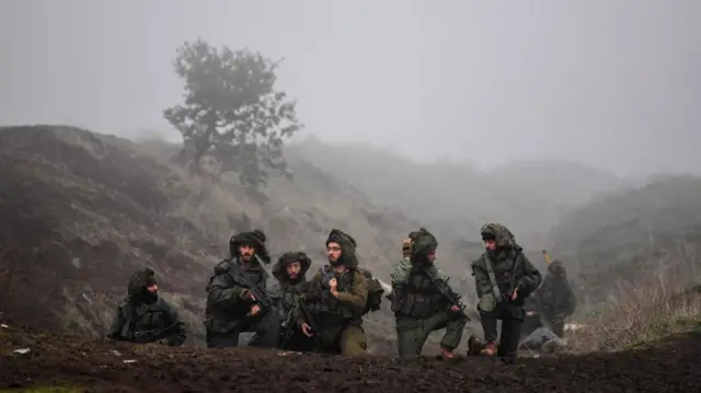 Израильские солдаты на северной границе