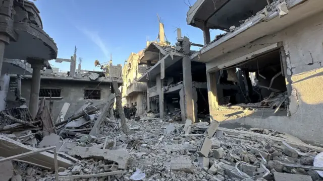 Разрушения в городке беженцев Джабалия, 17 декабря 2023 г.