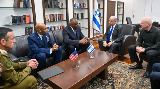 Глава Пентагона Ллойд Остин провел в Тель-Авиве беседы с высшим политическим и военным руководством Израиля