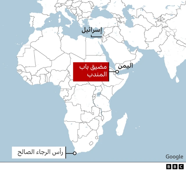 المسار الملاحي البديل للبحر الأحمر أمام السفن