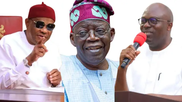 Wike, Tinubu, Fubara