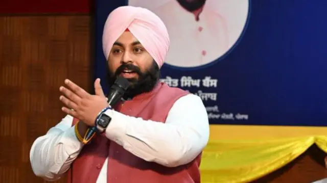 पंजाब के शिक्षा मंत्री हरजोत सिंह बैंस