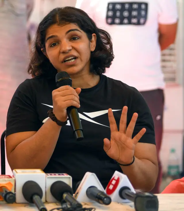 महिला पहलवान साक्षी मलिक