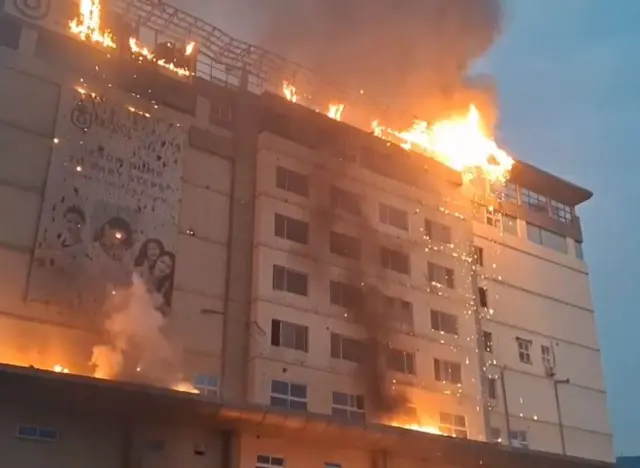 హైదరాబాద్ అంకుర ఆసుపత్రిలో అగ్నిప్రమాదం