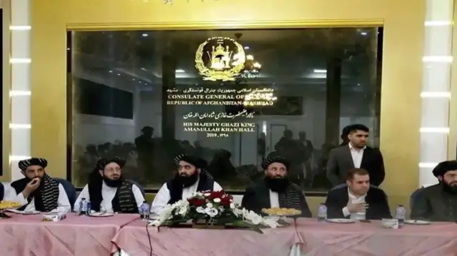 جلسه با وزیر خارجه طالبان در مشهد