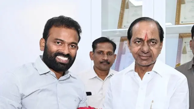 కేసీఆర్‌తో సతీష్ రెడ్డి (ఫైల్)