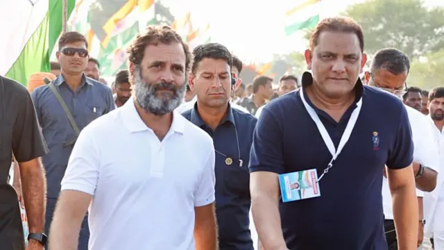 राहुल गांधी और मोहम्मद अज़हरुद्दीन