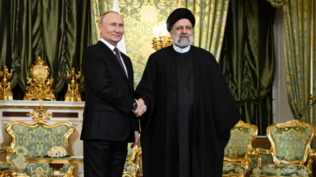الرئيسين الروسي والإيراني