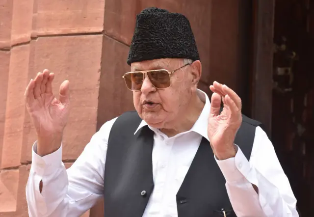 जम्मू-कश्मीर के पूर्व सीएम फ़ारूक़ अब्दुल्ला