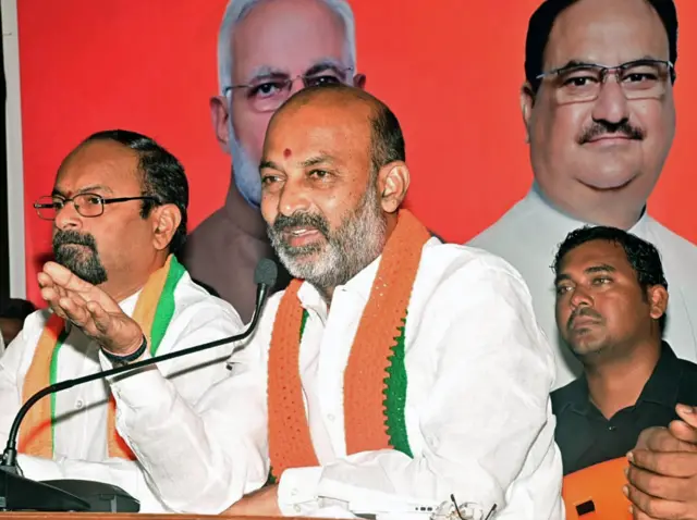 बीजेपी की तेलंगाना इकाई के अध्यक्ष बांदी संजय