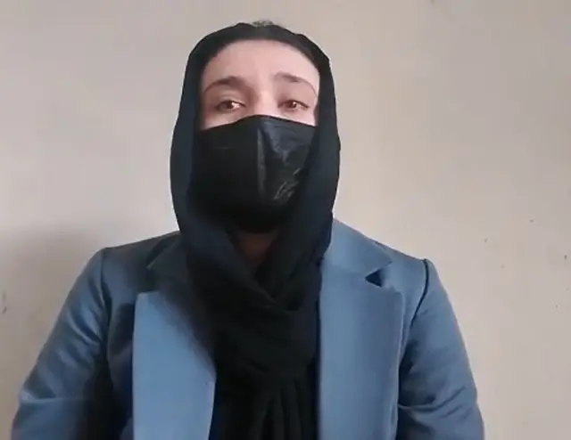 پریسا مبارز در ویدیویی که اخیرا در شبکه‌های اجتماعی منتشر شده می‌گوید «طالبان هیچ حس پاسخگویی در برابر جهان ندارد.»