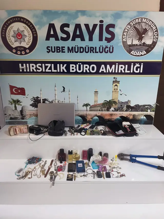 Adana'da hırsızlık şüphelisi 32 kişi tutuklandı