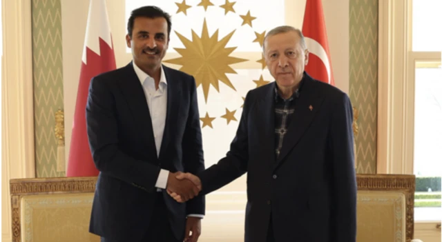 Katar Emiri Şeyh es-Sani, Cumhurbaşkanı Erdoğan ile buluşması sonra 'destek' mesajı verdi
