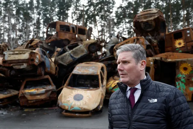 Кир Стармер в Ирпене