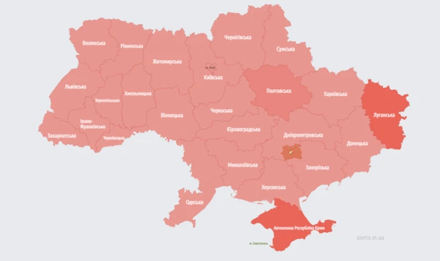 Карта тревог