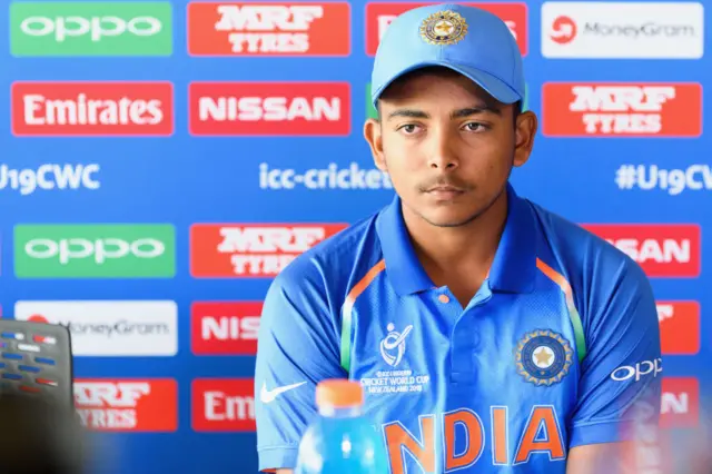 पृथ्वी शॉ