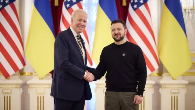Biden na Zelensky