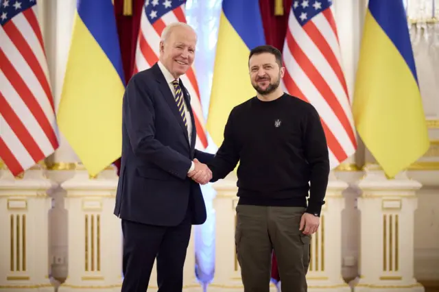 зеленский с байденом
