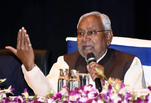 बिहार के मुख्यमंत्री नीतीश कुमार