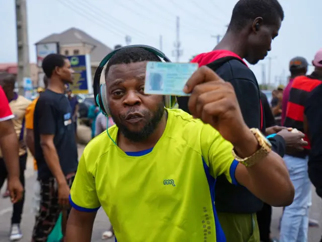 Man wey never vote dey protest