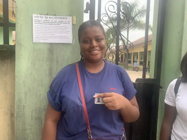 Young lady with her PVC