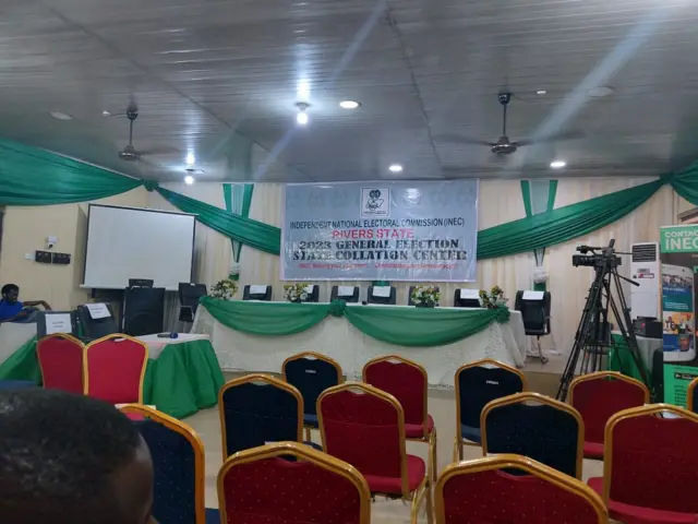 Empty collation centre for Rivers State