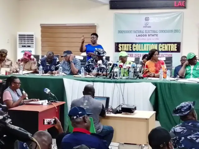 Lagos state collation centre