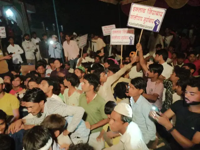 भरतपुर में प्रदर्शन