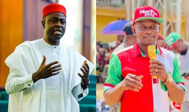 Chinedu Obidigwe nke APGA dara ntuliaka ụlọ omeiwu Anambra East/West ebe Peter Aniekwe nwetara mmeri